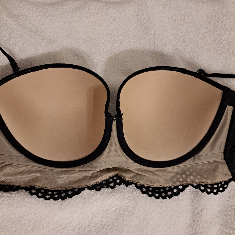 Cacique 42C Black Lace Bra - Picture 3 of 4